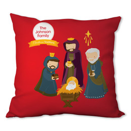 The Three Kings Tradition Personalized Pillow