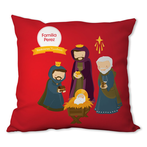 La Tradicion de Los Reyes Magos Personalized Pillow