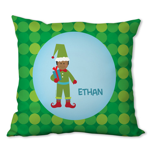 Cute Elf (Boy) Personalized Pillow
