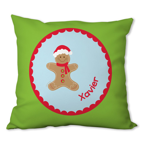 Xmas Cookie for Me (Blue) Personalized Pillow