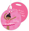 Love For Ballet African American Girl Luggage Tags For Kids