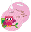 Owl Be Yours Pink Luggage Tags For Kids