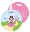 Sweet Little Asian Princess Kids Bag Tags