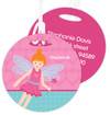 Red Hair Fairy Girl Luggage Tags For Kids