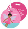 African American Fairy Girl Luggage Tags For Kids