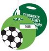 Soccer Fan Luggage Tags For Kids