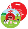 A Day In The Farm Luggage Tags For Kids