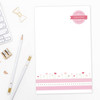 Check out our Personalized Note Pads | Ribbon and Flowers
