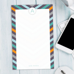 Cute Personalized Stationery Notepads | Style in Stripes