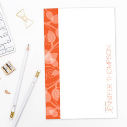 Check out our Best Personalized Stationery | Leaves and Swirls