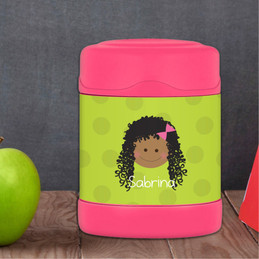 green just like me personalized thermos food jar for kids