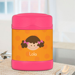 orange just like me personalized thermos food jar for kids