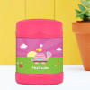 turtle and happy bird personalized thermos food jar for kids