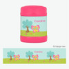cute and sweet butterfly personalized thermos food jar for kids