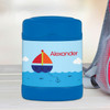 sailing the blue ocean personalized thermos food jar for kids