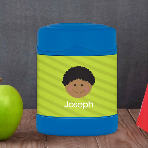 green just like me personalized thermos food jar for kids