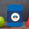 cute little car personalized thermos food jar for kids