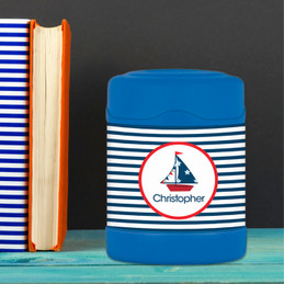 set sail personalized thermos food jar for kids