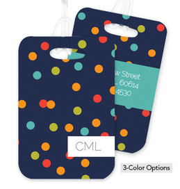 Colorful Dots Bag Tag