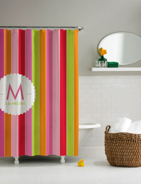 Bold & Fun Stripes Shower Curtain