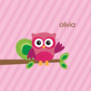 Pink Owl be yours Shower Curtain