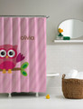 Pink Owl be yours Shower Curtain