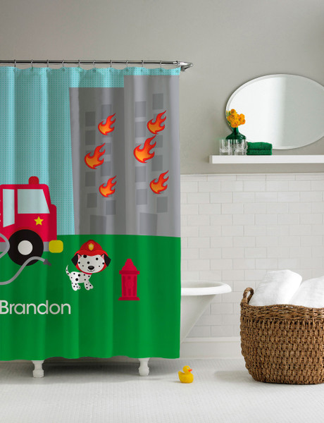 Fighting Fire Shower Curtain
