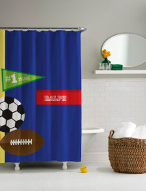 My Love For Sports Shower Curtain