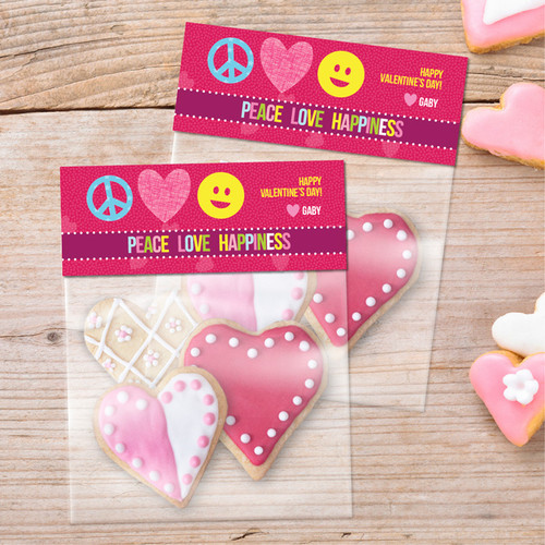 Peace, Love & Happiness Treat Bags