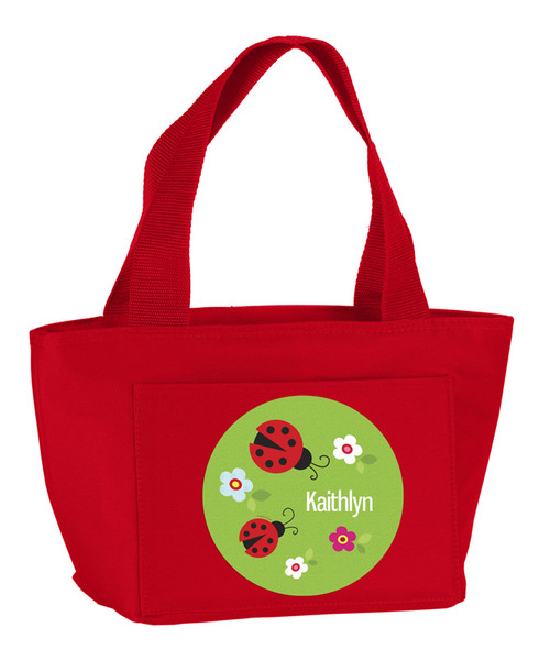 Curious Lady Bug Kids Lunch Tote