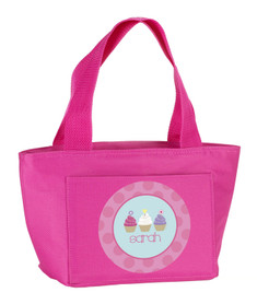 Three Sweet Cupcakes Kids Lunch Tote