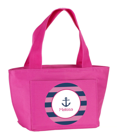 Let's Sail (Pink) Kids Lunch Tote