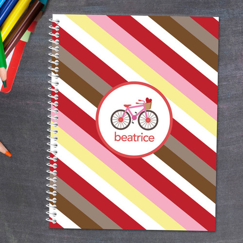 A Lovely Girl Ride Kids Notebook
