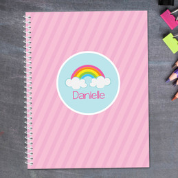 A Rainbow in the Sky Kids Notebook