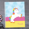 Cute Rainbow Pony Kids Notebook