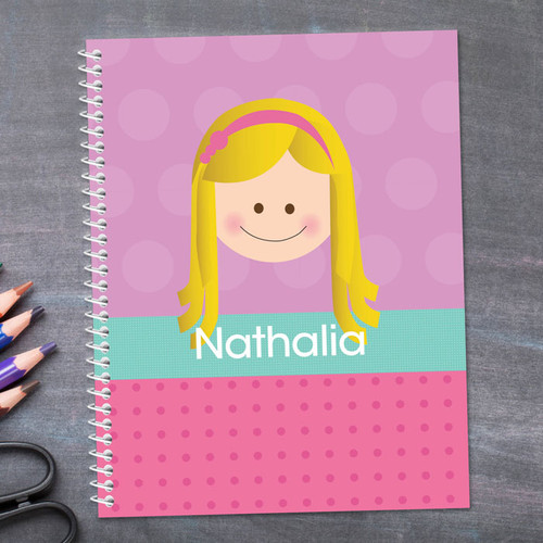Just Like Me-Girl-Lavender Kids Notebook