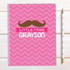 Little Miss Mustache Kids Notebook