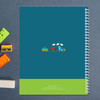 choo choo train personalized notebook for kids