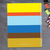 construction site personalized notebook for kids