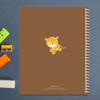 cute baby cheetah personalized notebook for kids