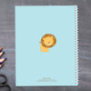 cute baby lion personalized notebook for kids