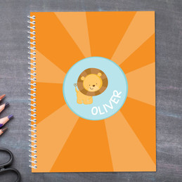 Cute Baby Lion Kids Notebook