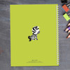 cute baby zebra personalized notebook for kids