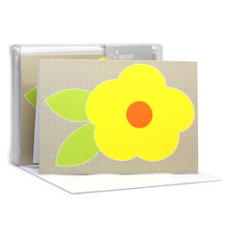 Gorgeous Boxed Note Cards | Cute Flower Yellow