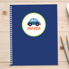 cute little car personalized notebook for kids