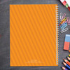 just like me orange personalized notebook for kids