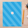 multi sports personalized notebook for kids