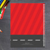 super fast car personalized notebook for kids