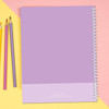 A Shiny Purple Letter Kids Notebook