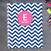 Chevron Blue and Pink Kids Notebook